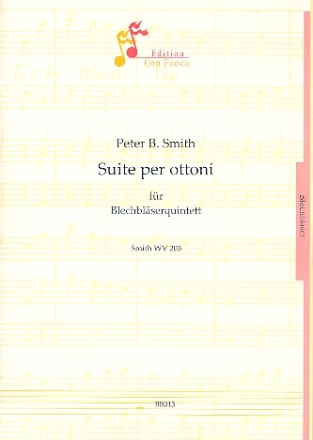 Suite per ottoni fr 2 Trompeten, Horn, Posaune und Tuba Partitur und Stimmen