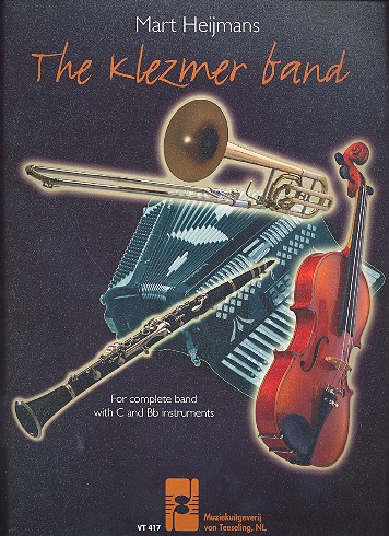 The Klezmer band for complete band with c and b flat instruments score and parts