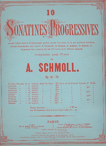 Sonatine progressive do majeur no.4 op.64 - pour piano