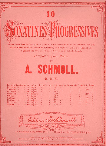 Sonatine progressive sib majeur no.8 op.68 - pour piano