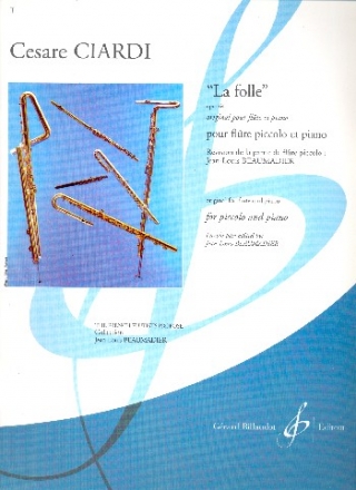 La folle op.64 pour flute piccolo et piano Beaumadier, J.-L., arr.