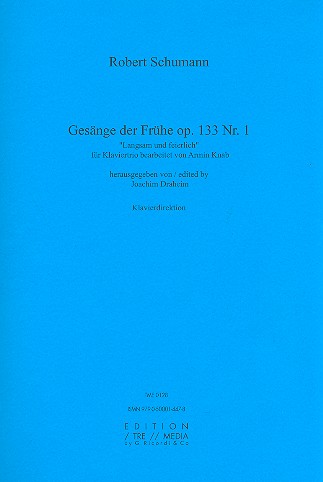 Gesnge der Frhe op.133,1 fr Klaviertrio
