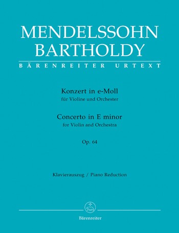 Konzert e-Moll op.64 fr Violine und Orchester fr Violine und Klavier