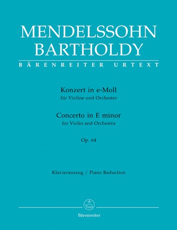 Konzert e-Moll op.64 fr Violine und Orchester fr Violine und Klavier