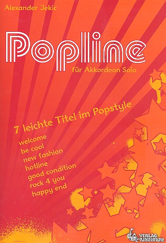 Popline (+CD) 7 leichte Poptitel  fr Akkordeon