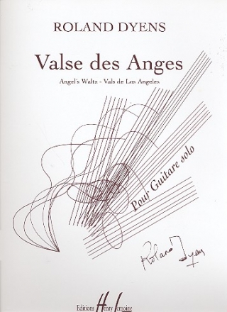 Valse des anges pour guitare solo vals de los angeles