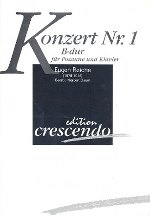 Konzert B-Dur Nr.1  fr Posaune und Klavier