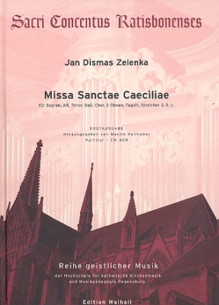 Missa Sanctae Caeciliae op.1 für Soli (SATB), gem Chor, 2 Oboen, Fagott, Streicher  und Bc Partitur