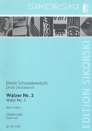 Walzer Nr. 2 aus der Suite Nr.2 fr Jazz-Orchester fr Gitarre