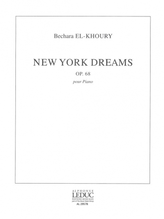 New York dreams op.68 pour piano