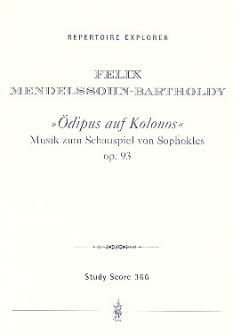 Oedipus at Kolonos op.93 Schauspielmusik Studienpartitur