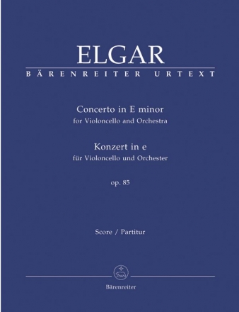 Concerto e minor op.85  for violoncello and orchestra  score