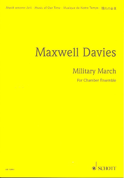 Military march for chamber ensemble study score