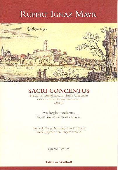 Ave Regina coelorum fr Alt, Violine und Bc Partituren und Stimmen Sacri Concentus op.3 Band 6