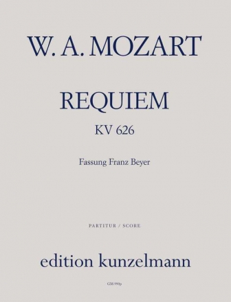 Requiem d-Moll KV626 fr Soli, Chor und Orchester Partitur (Neuauflage 2005 Groformat)