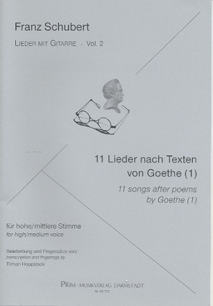 11 Lieder nach Texten von Goethe, Band 1 fr Tenorstimme und Gitarre