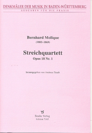 Streichquartett op.18,2 Partitur und Stimmen