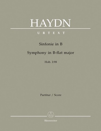 Sinfonie B-Dur Nr.98 Hob.I:98 fr Orchester Partitur