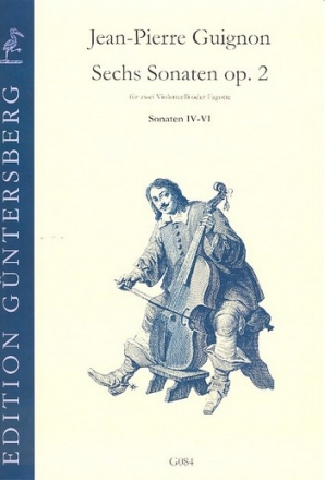 6 Sonaten op.2 (Nr.4-6) fr 2 Violoncelli (Fagotte) 2 Spielpartituren