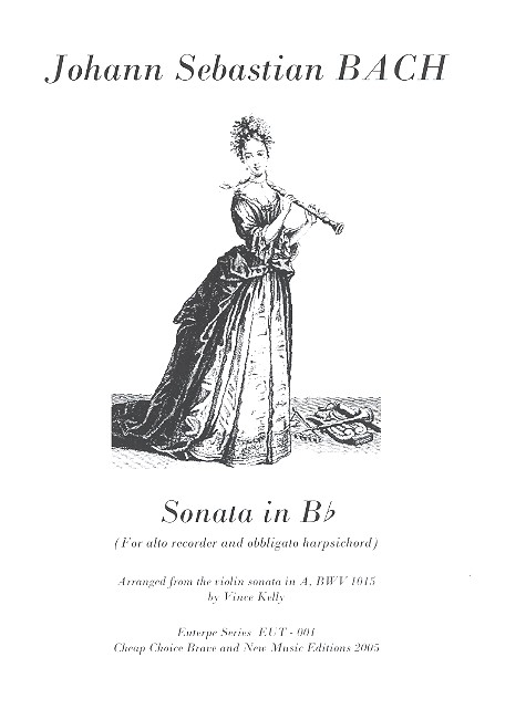 Sonata in Bb (arr. from BWV1015) for alto recorder and harpsichord