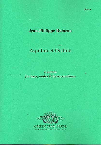 Aquilon et Orithie cantata for bass, violin and bc,  parts