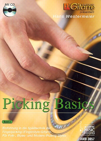 Picking Basics Band 2 (+CD) Einfhrung in die Spieltechnik der Fingerpicking-/Fingerstyle-Gitarre