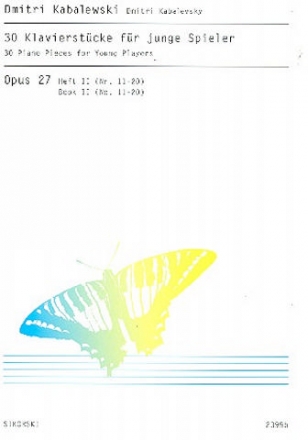 30 Klavierstcke fr junge Klavierspieler op.27 Band 2 (Nr.11-20) 