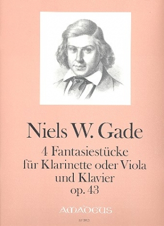 4 Fantasiestcke op.43 fr Klarinette in B (Viola) und Klavier