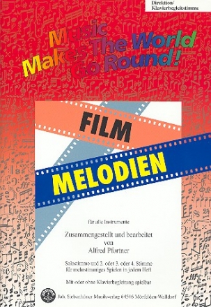 Film-Melodien: fr flexibles Ensemble Direktion/Klavierbegleitung