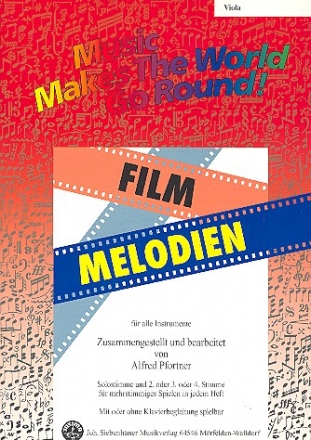 Film-Melodien: fr flexibles Ensemble Viola
