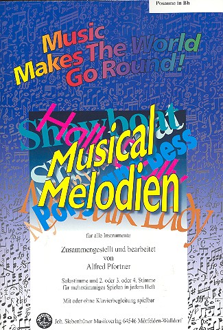 Musical-Melodien fr flexibles Ensemble Posaune in B