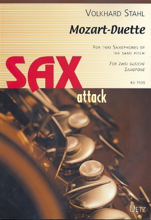 Duette fr 2 Saxophone Stahl, Volkhard, Arr.