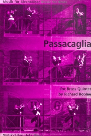 Passacaglia fr 2 Trompeten, Horn, Posaune und Tuba Partitur und Stimmen