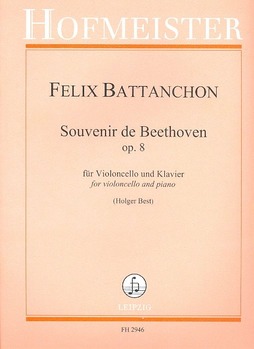 Souvenir de Beethoven op.8 fr Violoncello und Klavier