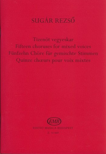 15 Chre fr gemischte Stimmen Partitur (ung)
