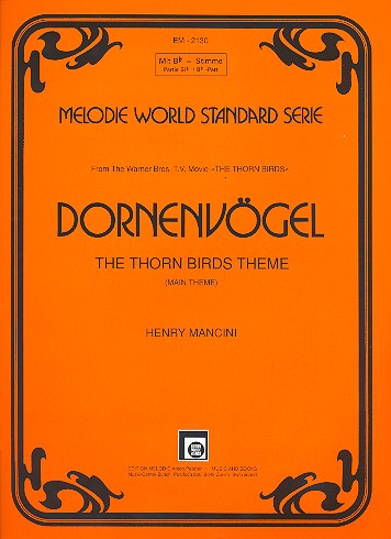 Dornenvögel: für Klavier (mit B-Stimme und Akkorden) The thorn birds theme