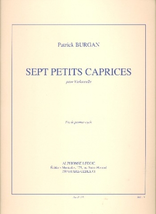 7 petits caprices pour violoncelle