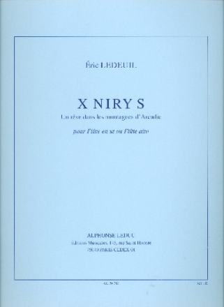 X Niry S un reve dans les montagnes d'Arcadie pour flute en ut ou flute alto