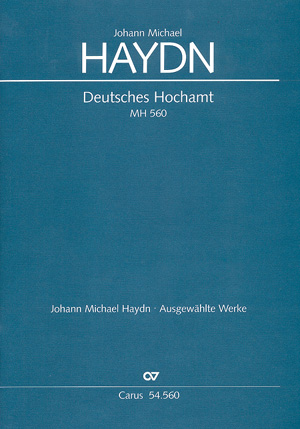 Deutsches Hochamt MH560 fr Soli, gem Chor und Orchester Partitur