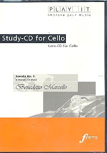 Sonata Nr.2 fr Violoncello und Cembalo Playalong CD
