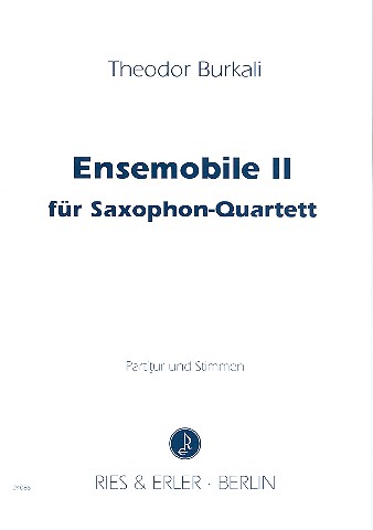 Ensemobile Nr.2 fr 4 Saxophone (SATB) Partitur und Stimmen