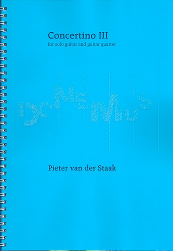 Concertino 3 for solo guitar and guitar quartet set of parts incl. solo part