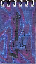 Spiralblock Hologramm Violine 8x13cm