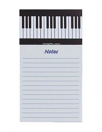 Notizblock mit Magnet Tastatur 8x15cm