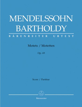 Motetten op.69 fr gem Chor a cappella (Orgel ad lib),  Partitur (dt/en)