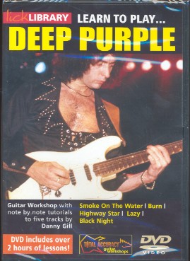 Learn to play Deep Purple DVD-Video Lick Library