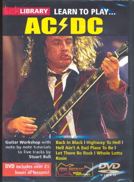 Learn to play AC/DC DVD-Video Lick Library