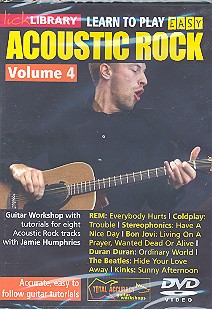 Learn to play easy Acoustic Rock vol.4 DVD-Video Lick Library