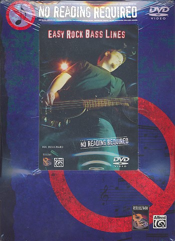 Easy Rock Bass Lines DVD-Video No Reading required