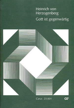 Gott ist gegenwrtig op.106 fr gem Chor, Gemeinde und Instrumente Partitur